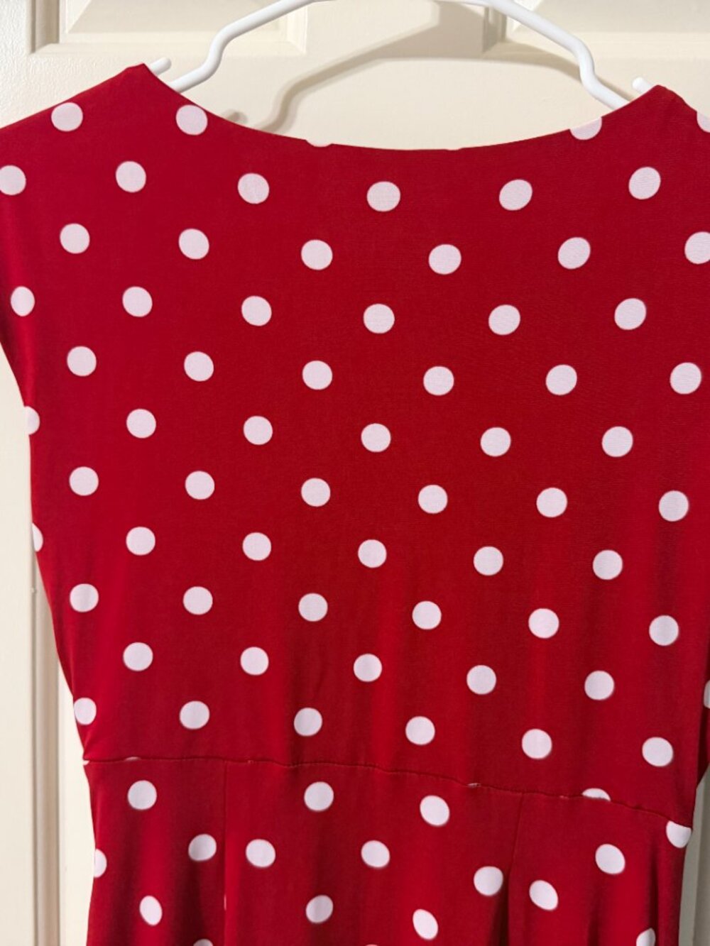 Sz 8 Connected Red & White Polka Dot Dress - Picture 4 of 6